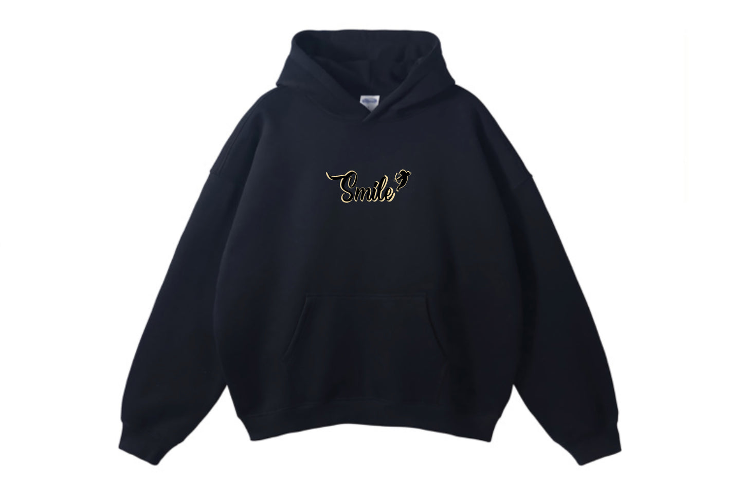 Smile Luv Struck Hoodie - Black