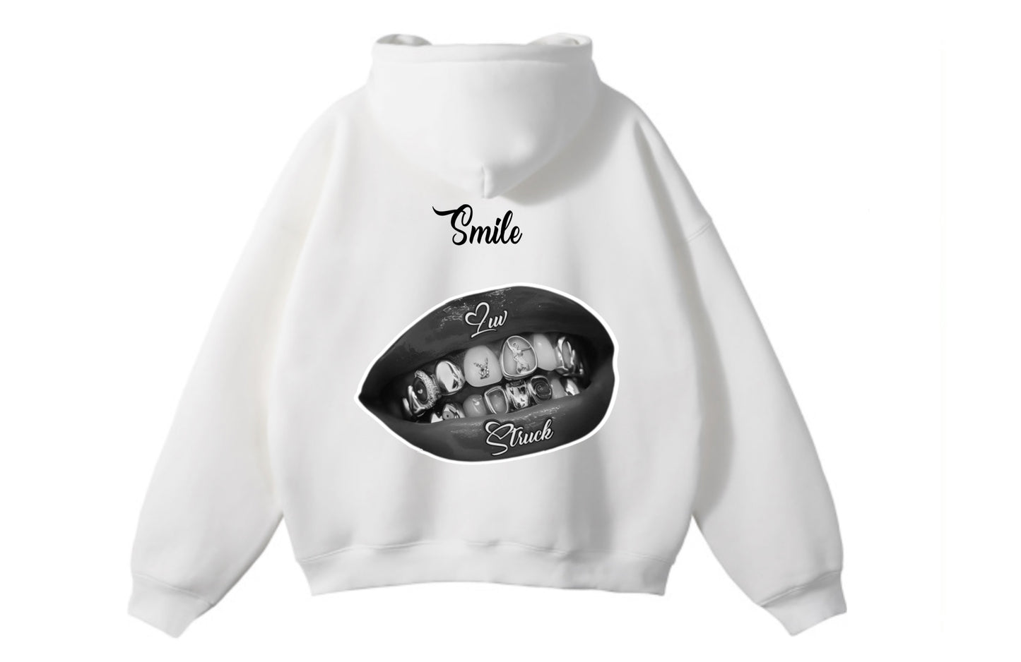 Smile Luv Struck Hoodie - Black