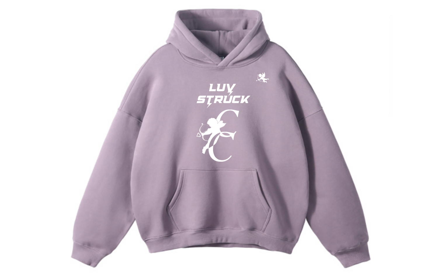 Luv Struck CC Hoodie - Snow White