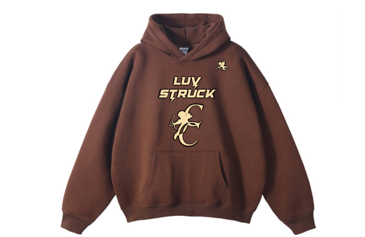 Luv Struck CC Hoodie - Brown