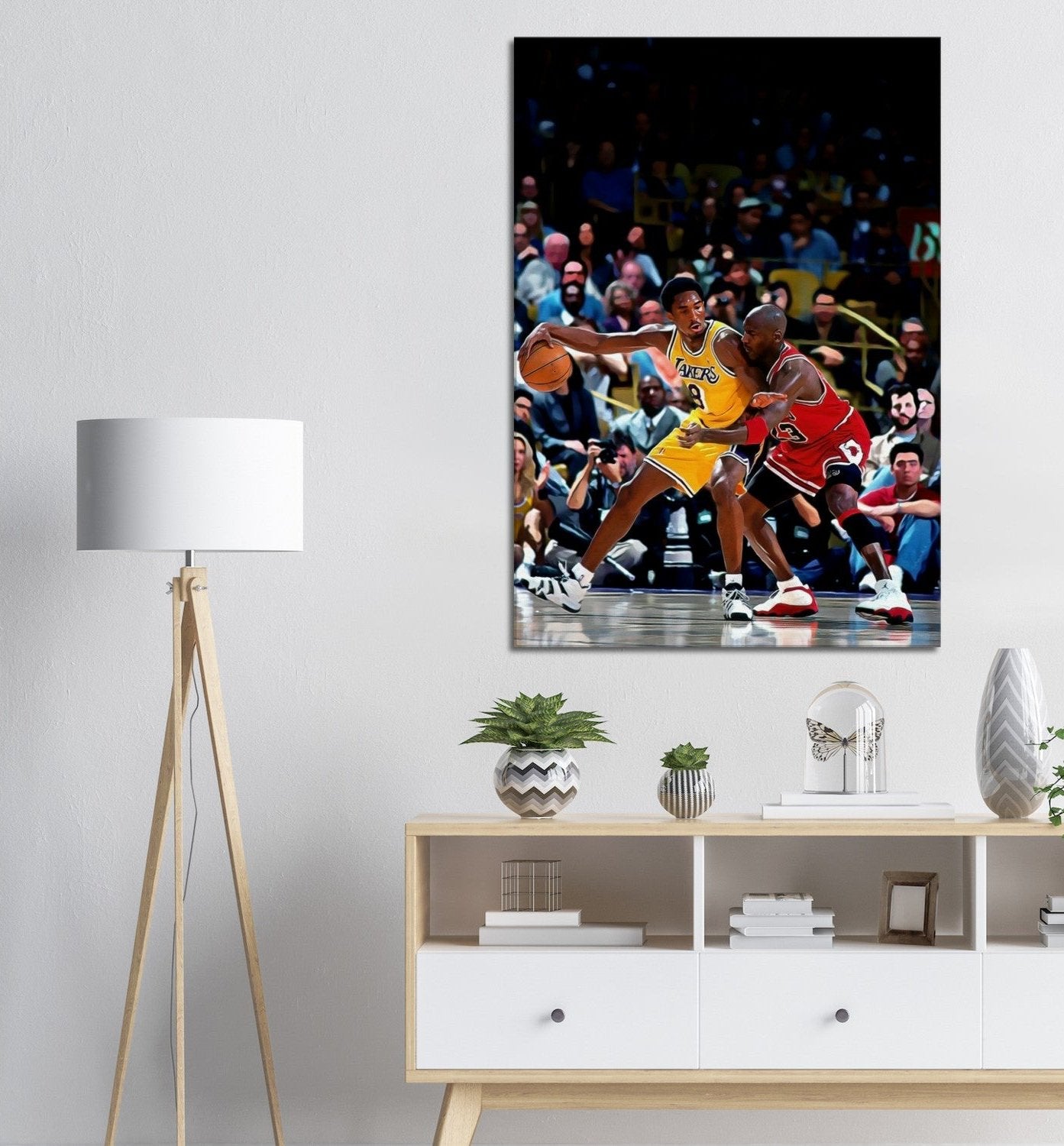 G.O.A.T 23 V 24 Canvas Painting