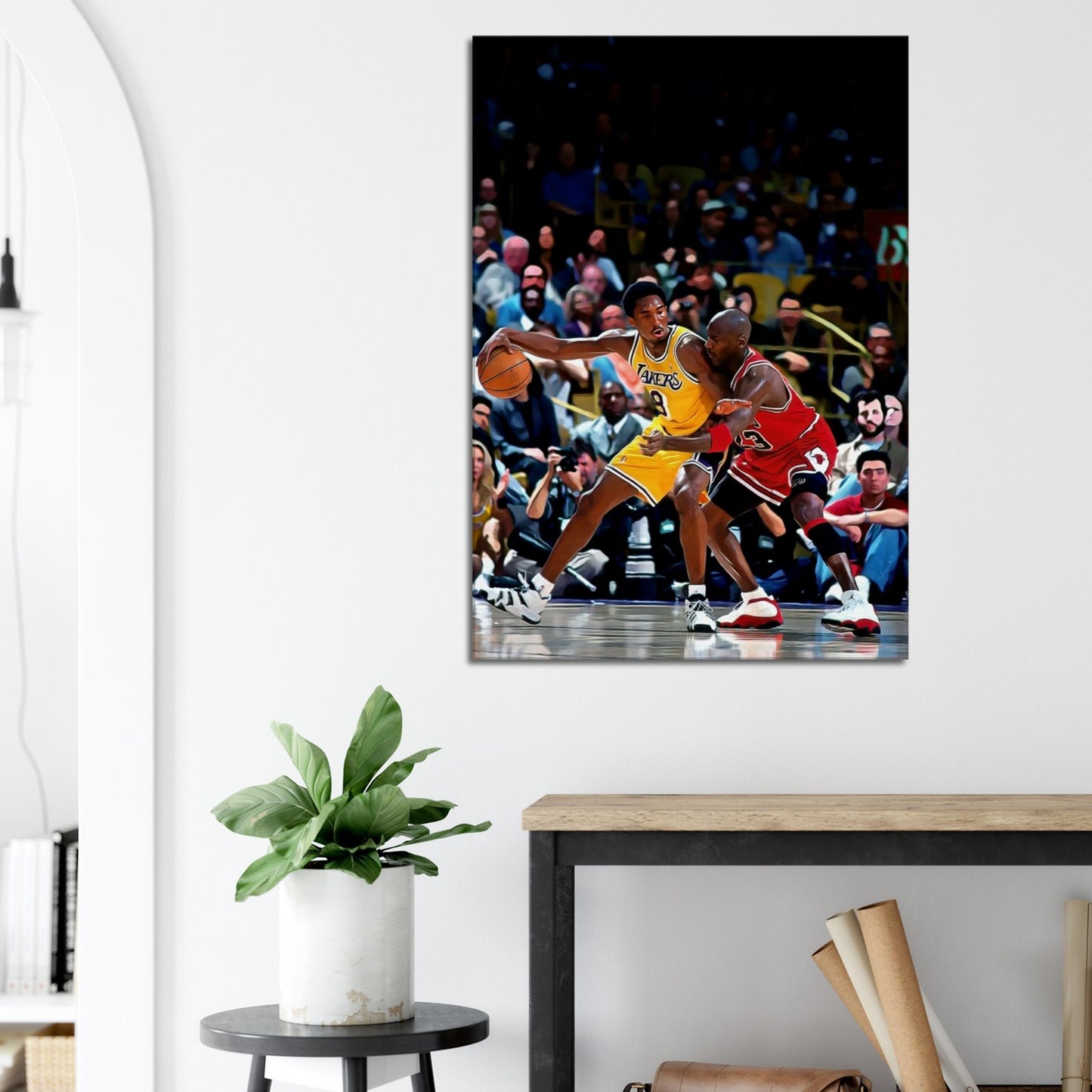 G.O.A.T 23 V 24 Canvas Painting